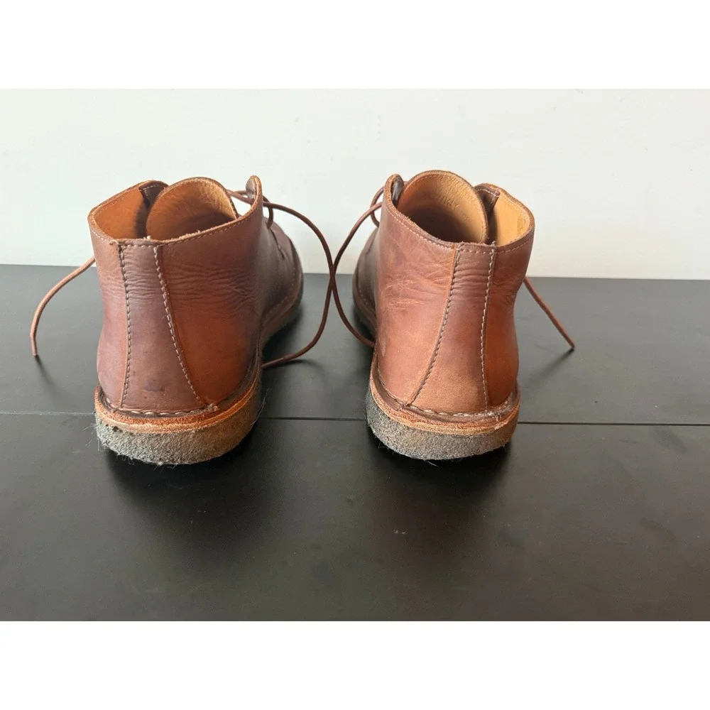 Astorflex Brown Leather Chukka Desert Boots Italy Mens EU43 US 10 Shoes